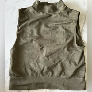 Green Cotton Candy workout top size small